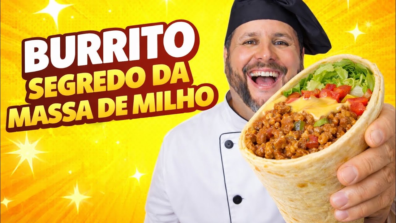 👉🏻 RECEITA DO BURRITO COM FARINHA DE MILHO – O ERRO QUE RASGA A MASSA 🇲🇽🌯