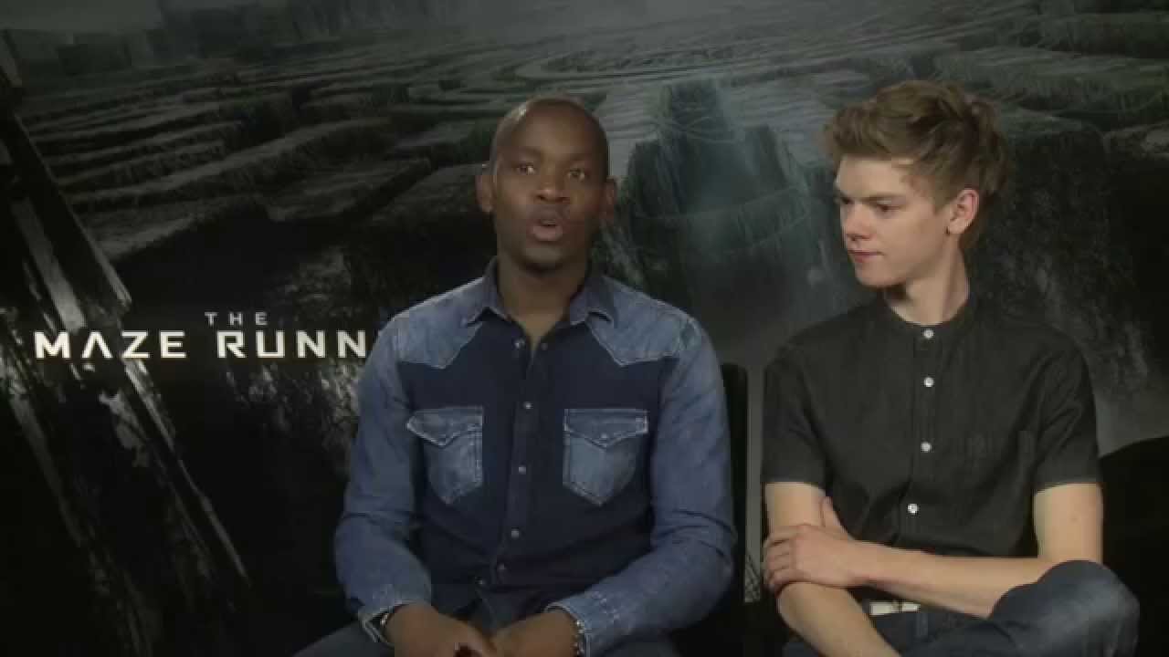 Thomas Brodie-Sangster & Aml Ameen The Maze Runner Interview