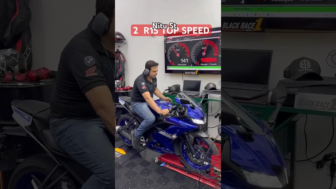 Yamaha R15 V3.0 Top Speed Test Two Colour Block and Blue #yamahar15 #R15v3.0 #BlackR15 #Bluer15