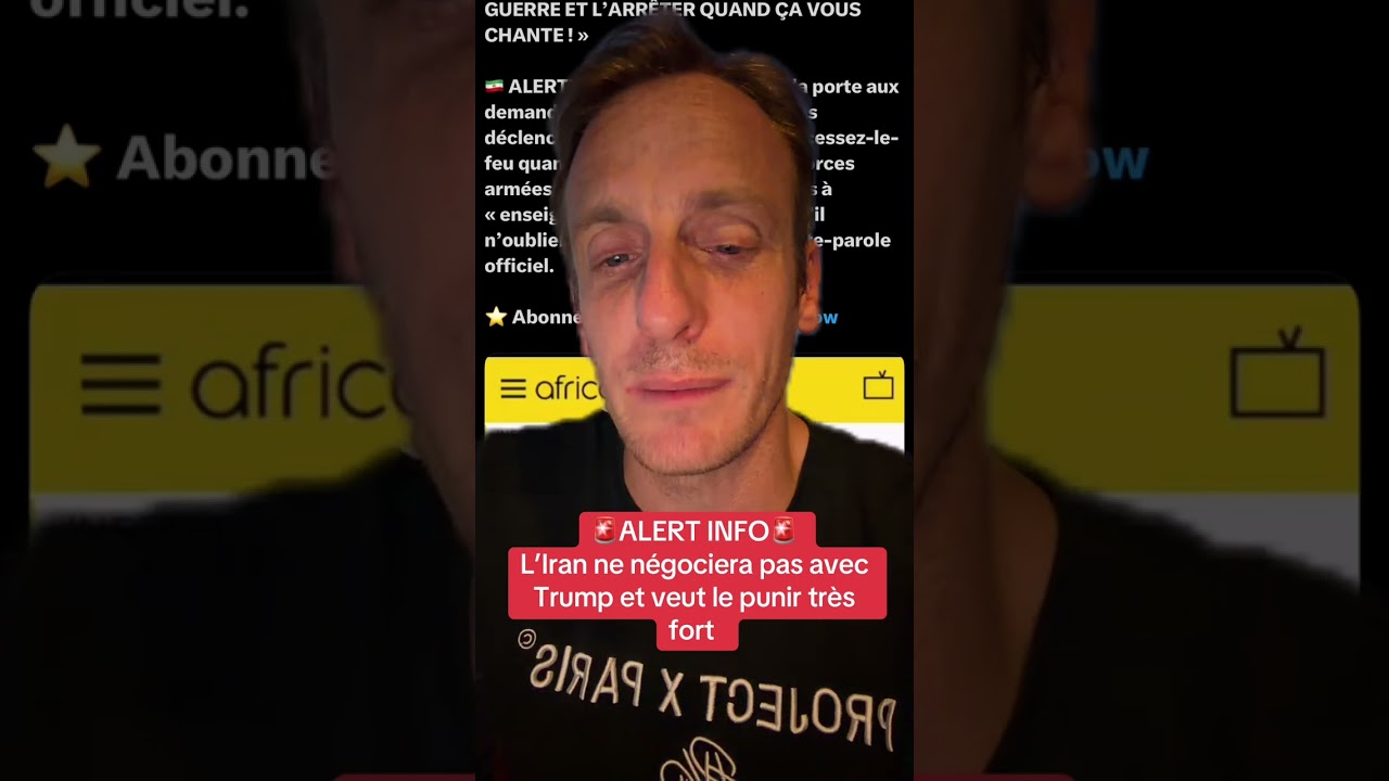 Le pire c’est que l’opinion publique se retourne contre les usa #iran #guerre