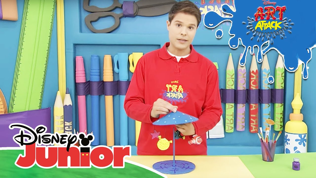 🎠 Art Attack Bastelclip #104: Karussell | Disney Junior