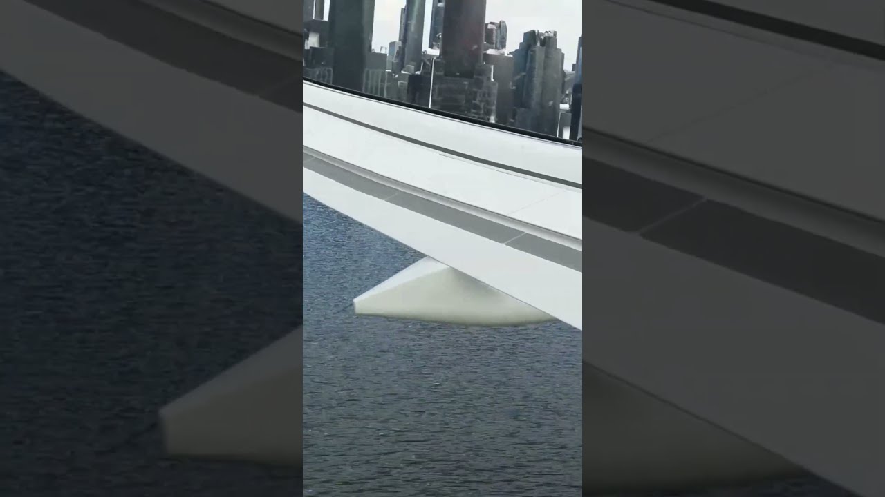 Hudson River Plane Landing Wing View- MSFS 2022