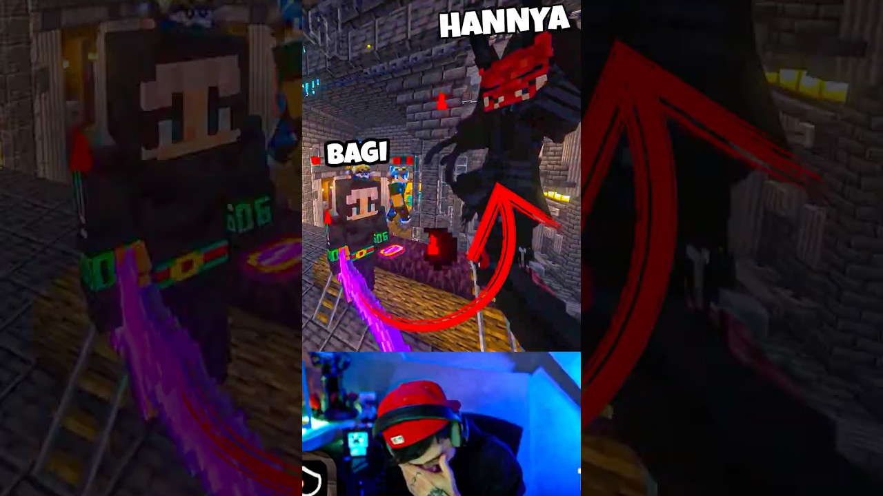 ELA ENFRENTOU A HANNYA E N&Atilde;O DEU CERTO. #gabepeixe #bagi #arkanis #minecraft