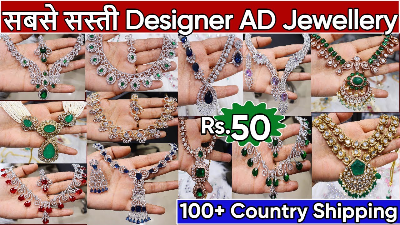 Latest Premium Quality AD Jewellery Collection 2025 | Exclusive Trendy Wedding Jewellery with price