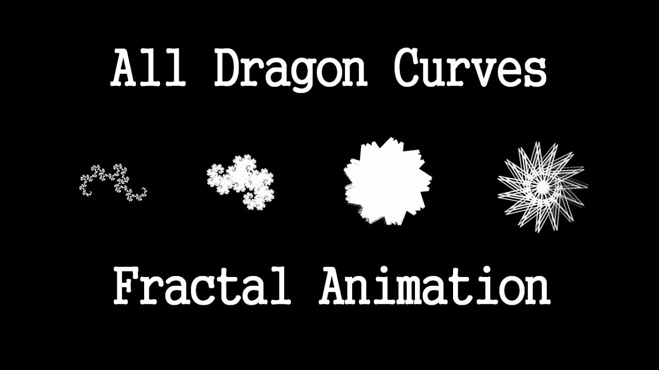 All Dragon Curves - Fractal Animation