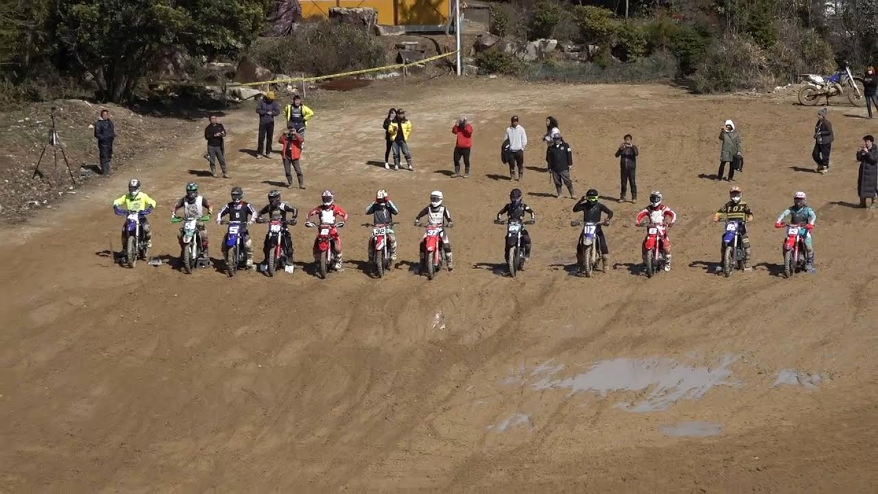 2024中国モトクロス選手権第1戦IAIBインターナショナルオープンヒート①決勝👀♥️。