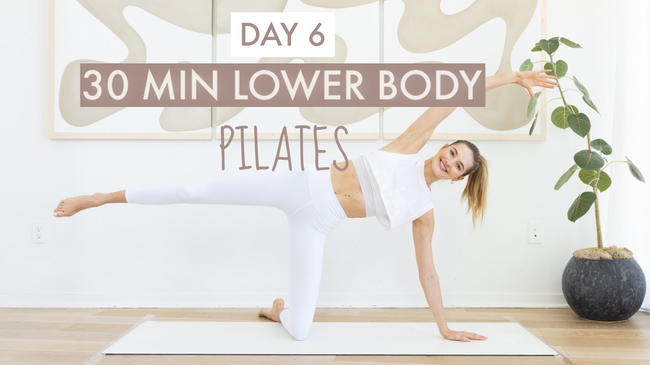 30 MIN Lower Body Pilates Workout | Day 6 Challenge | No Equipment