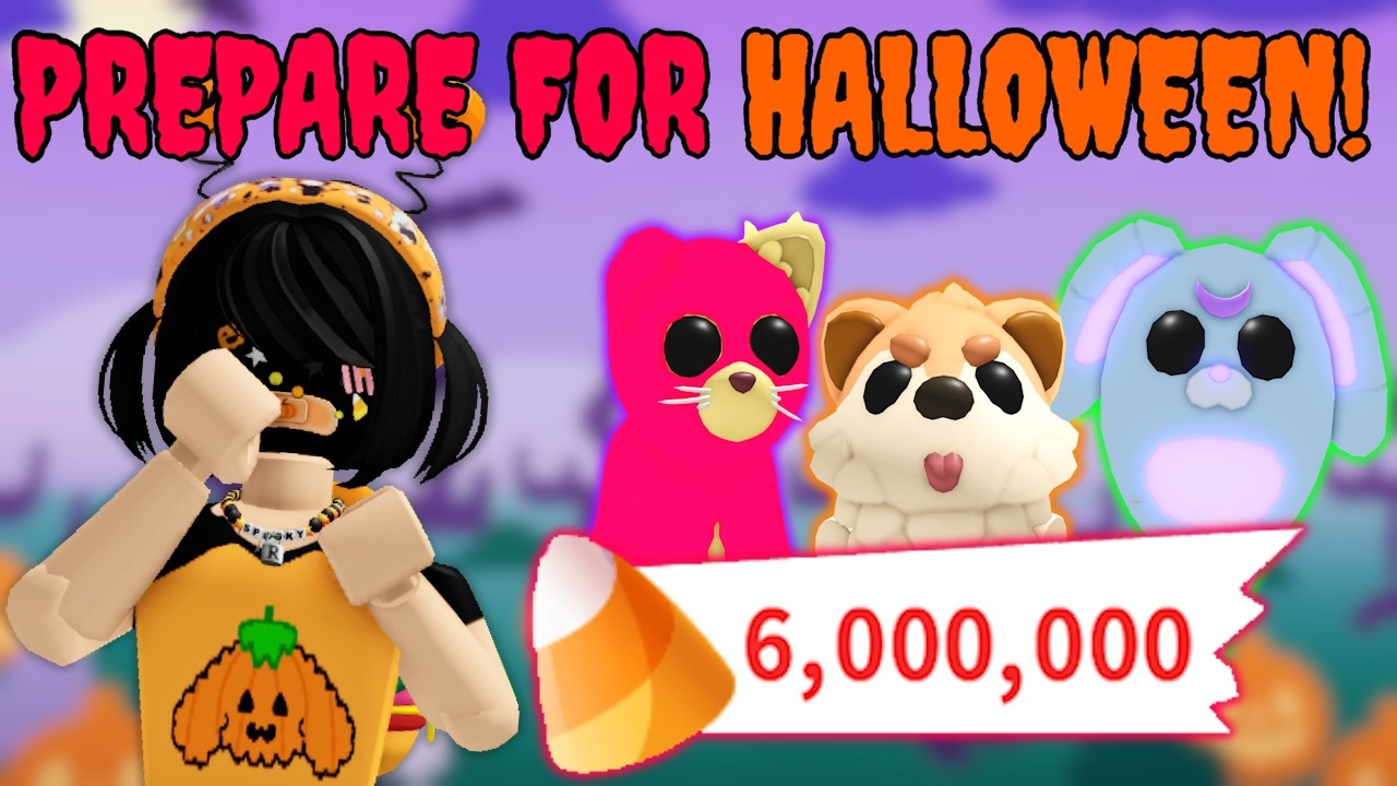 Get Ready for HALLOWEEN! How to Prepare! | Adopt Me Update Roblox | Riivv3r