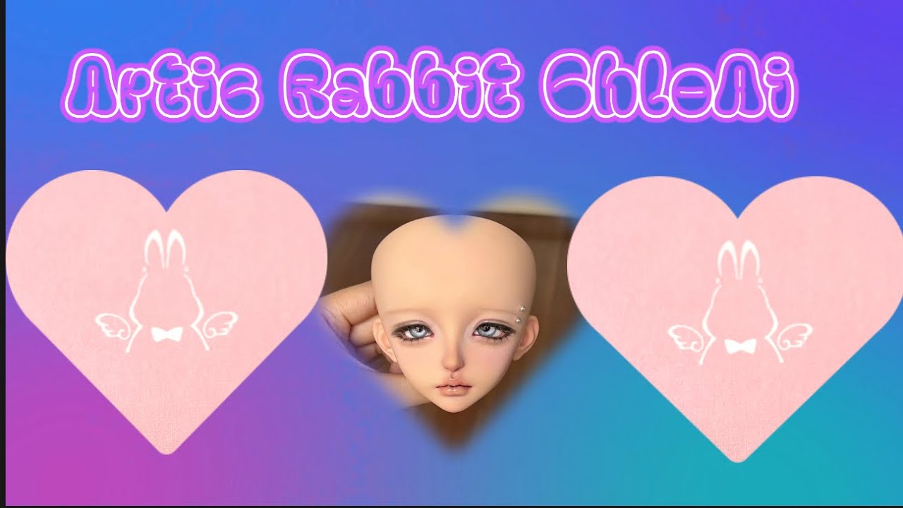 Artic Rabbit ChloAi BJD head unboxing 