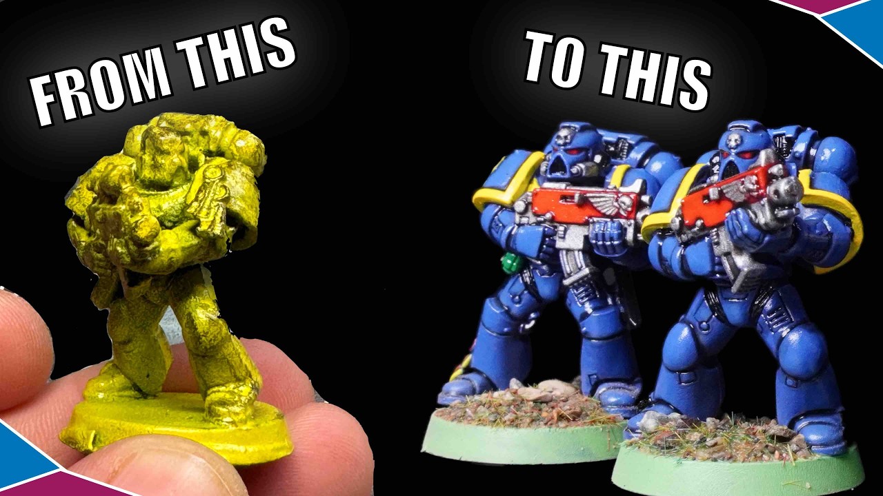 Restoring Old Space Marines - Retro Ultra Marines