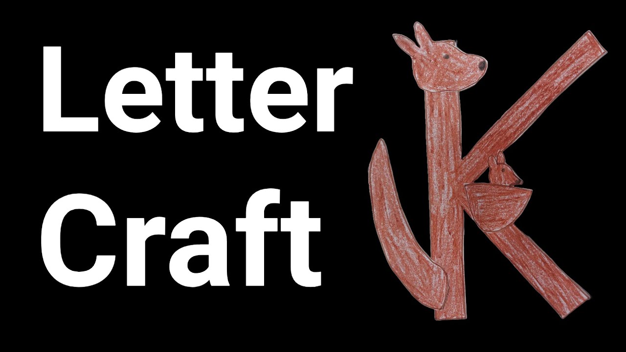 The Letter K Craft | Alphabet Crafts I Kangaroo Craft for Kids | Preschool Craft