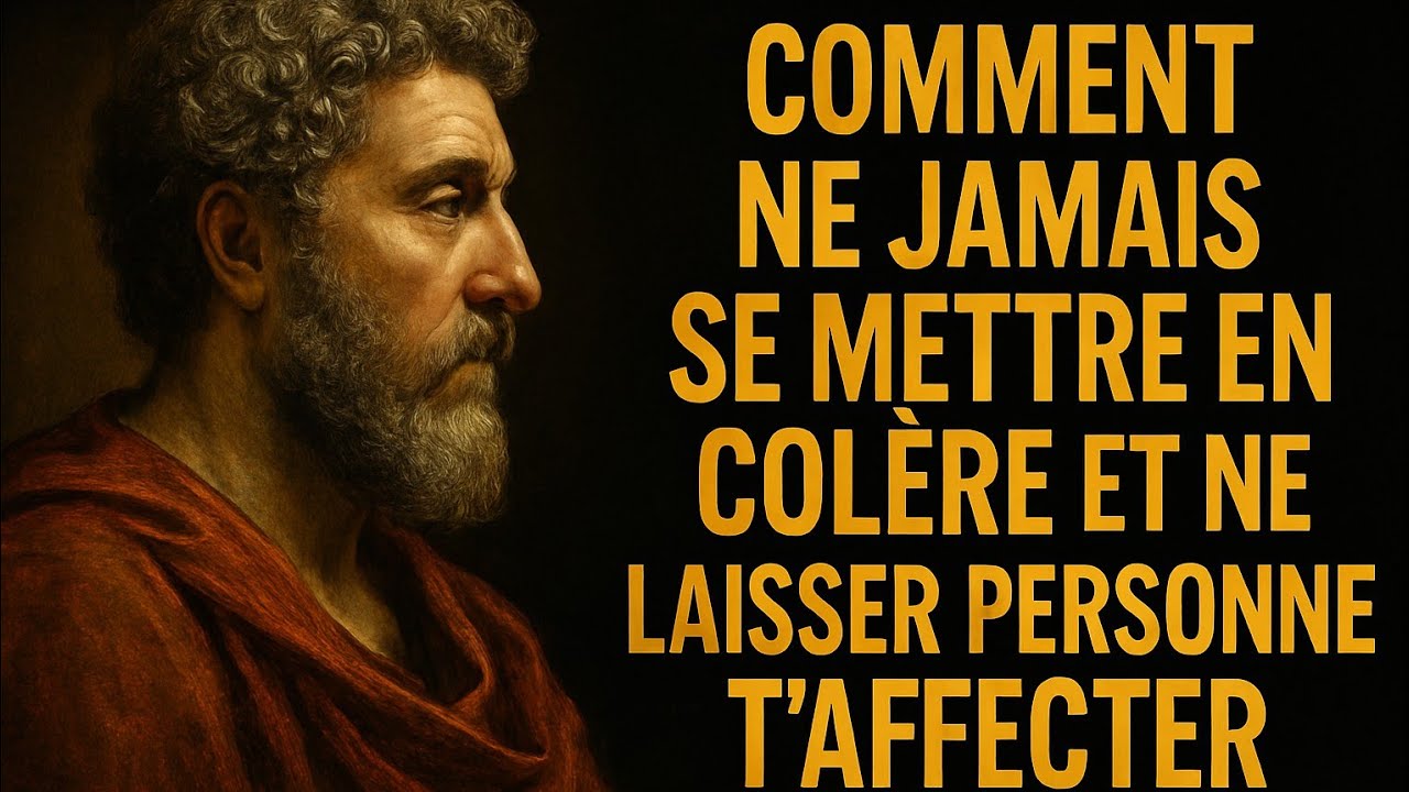 COMMENT NE JAMAIS SE METTRE EN COLÈRE ET QUE RIEN NI PERSONNE NE T’AFFECTE JAMAIS LEÇONS DE STOÏCISM