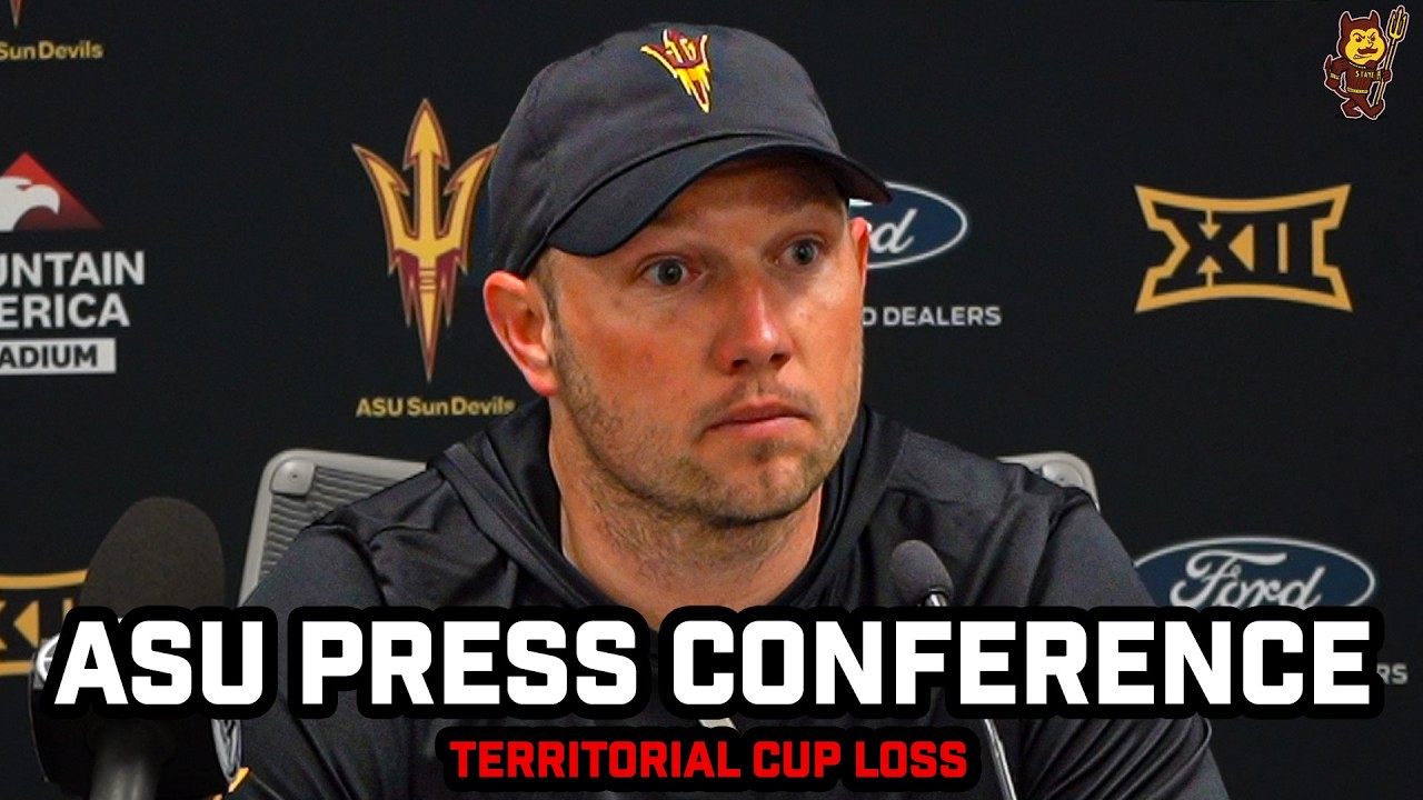 Kenny Dillingham DISAPPOINTED in Territorial Cup Loss to Arizona Wildcats