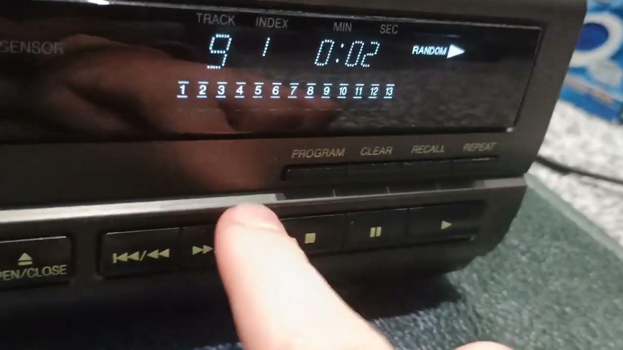 My Technics cd player