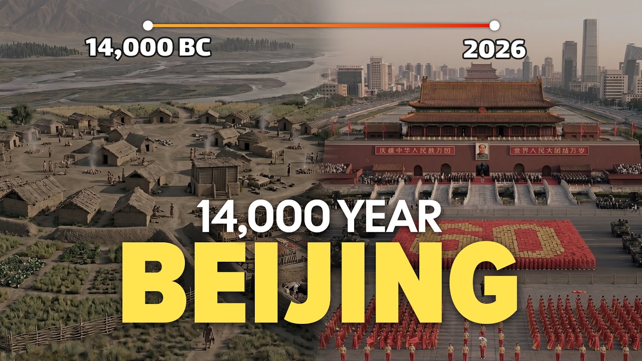 Evolution of BEIJING: Fixed - Camera Timelapse 14,000 Years in 12 Minutes