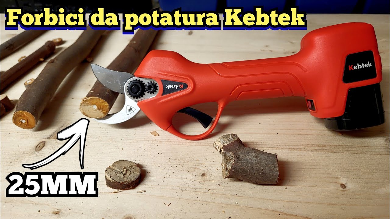 Le Miglior Forbici da potatura a batteria economiche 💸 KEBTEK YDN 25MM | Pruning shears electric