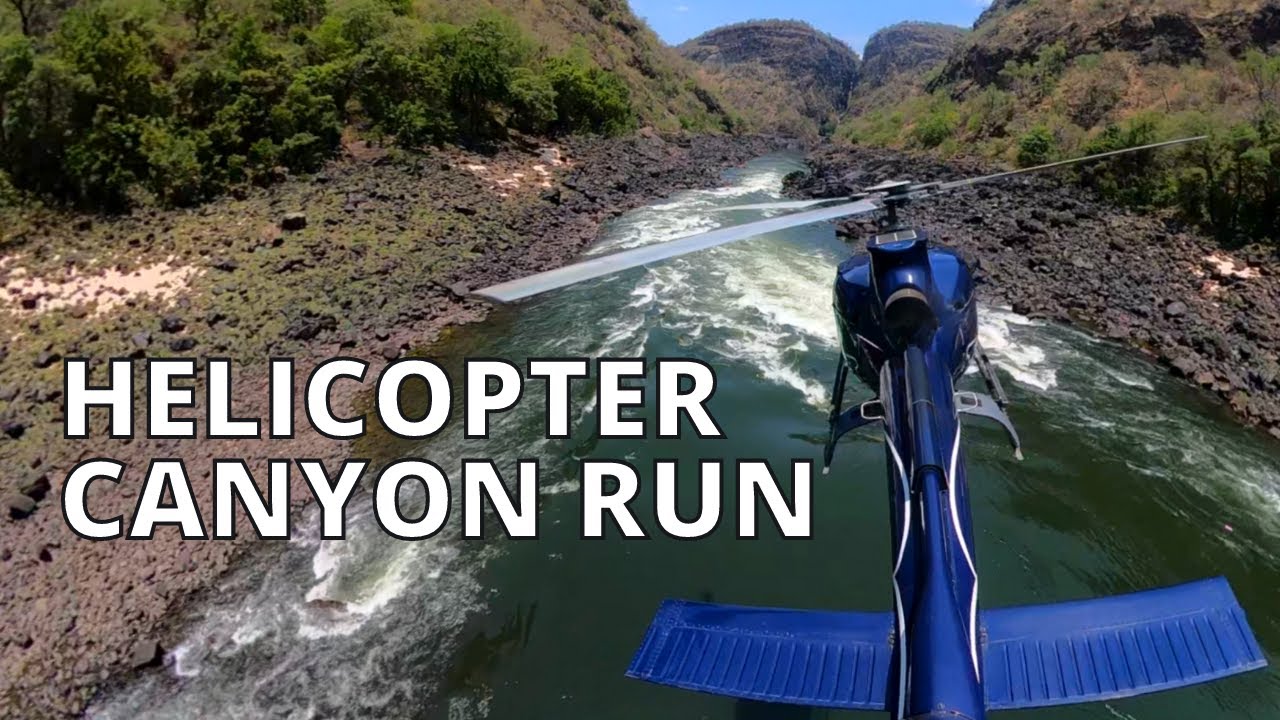 ПОЛЁТ НА ВЕРТОЛЕТЕ НАД ВОДОПАДОМ ВИК | ПИЛОТ БЭМБИ