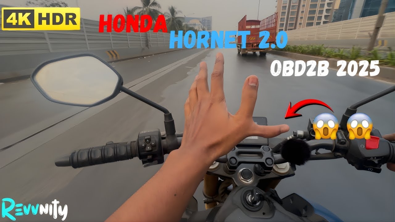 OBD2B 2025 Honda Hornet 2.0| Ride ASMR | 4K 60fps POV |#Revvnity #Honda Hornet 2.0 🔥 🔥