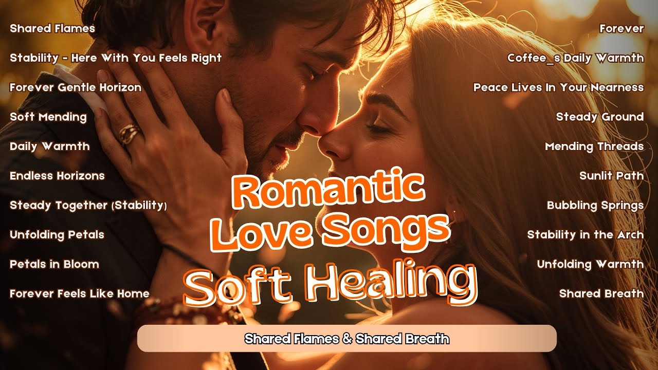 Romantic Love Songs – Soft Healing | Shared Flames & Shared Breath