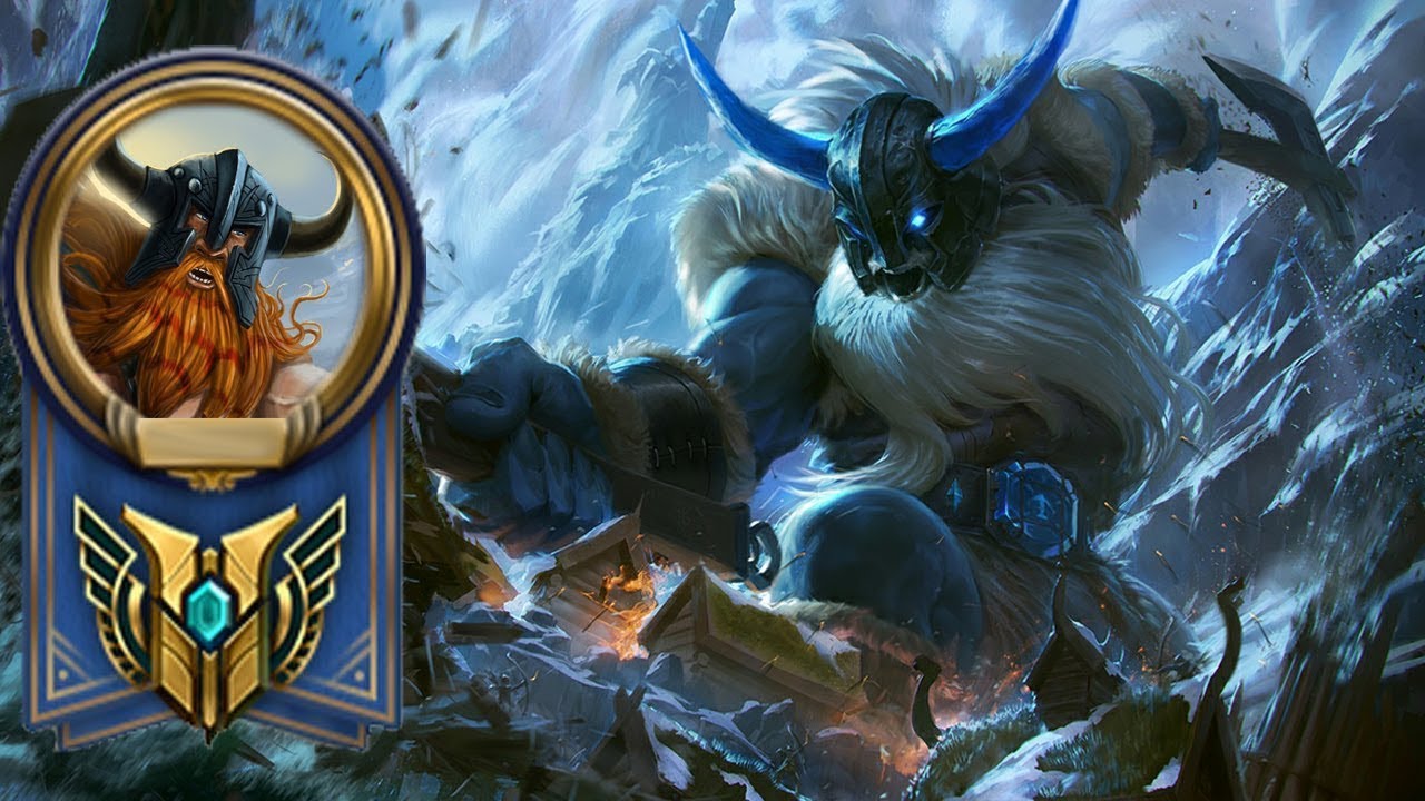 서유럽 챌린저 올라프 원챔 장인 매드무비   High Elo Olaf Insane