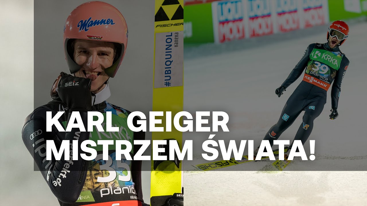 Karl Geiger Mistrzem Świata w lotach narciarskich! Granerud i Eisenbichler z medalami