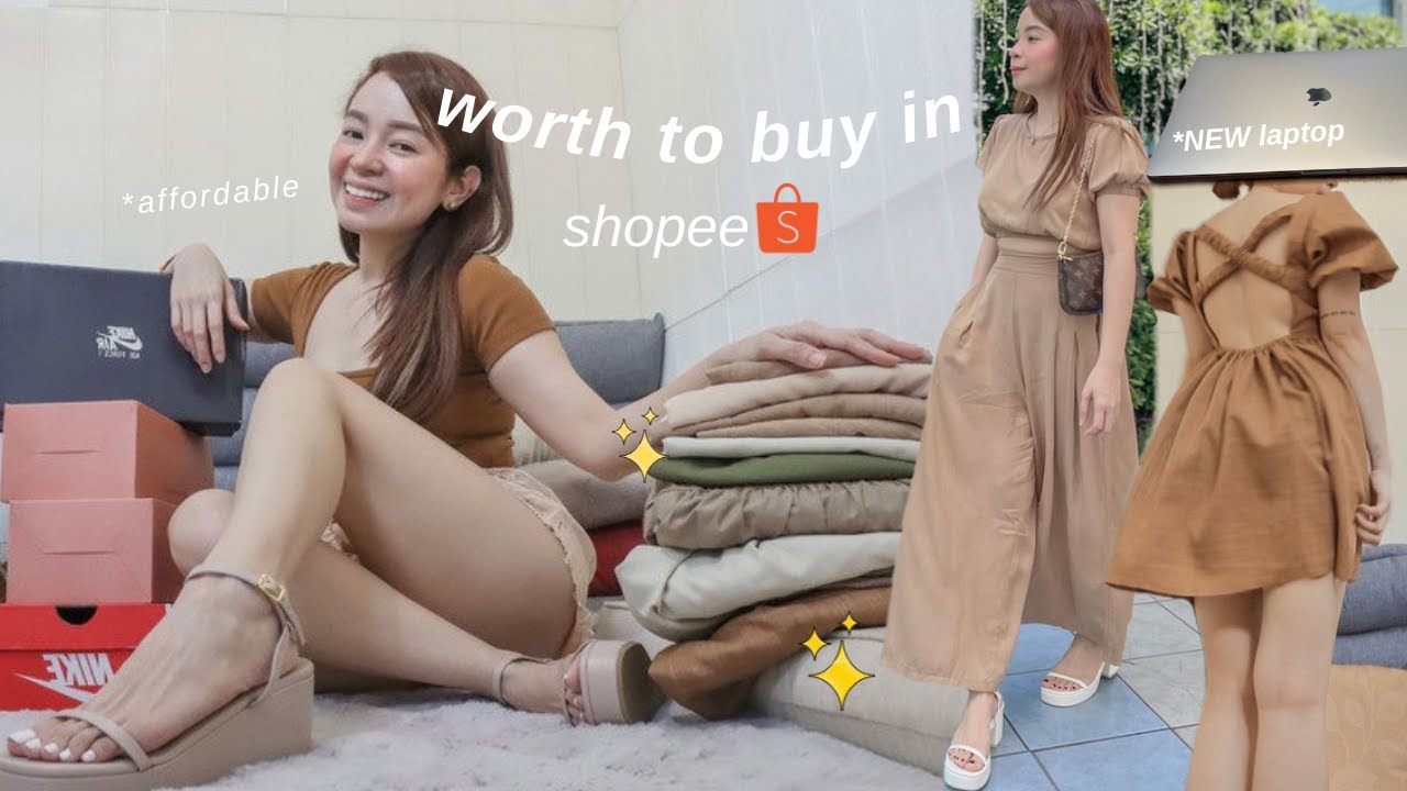 vlog. Highly Recos in Shopee, where to buy ootd IG post ko Mura Lng, new laptop☘️Tara Gala tayo