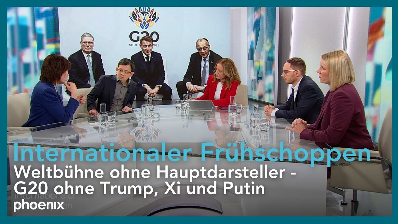 Weltb&uuml;hne ohne Hauptdarsteller - G20 ohne Trump, Xi und Putin | internationaler fr&uuml;hschoppen