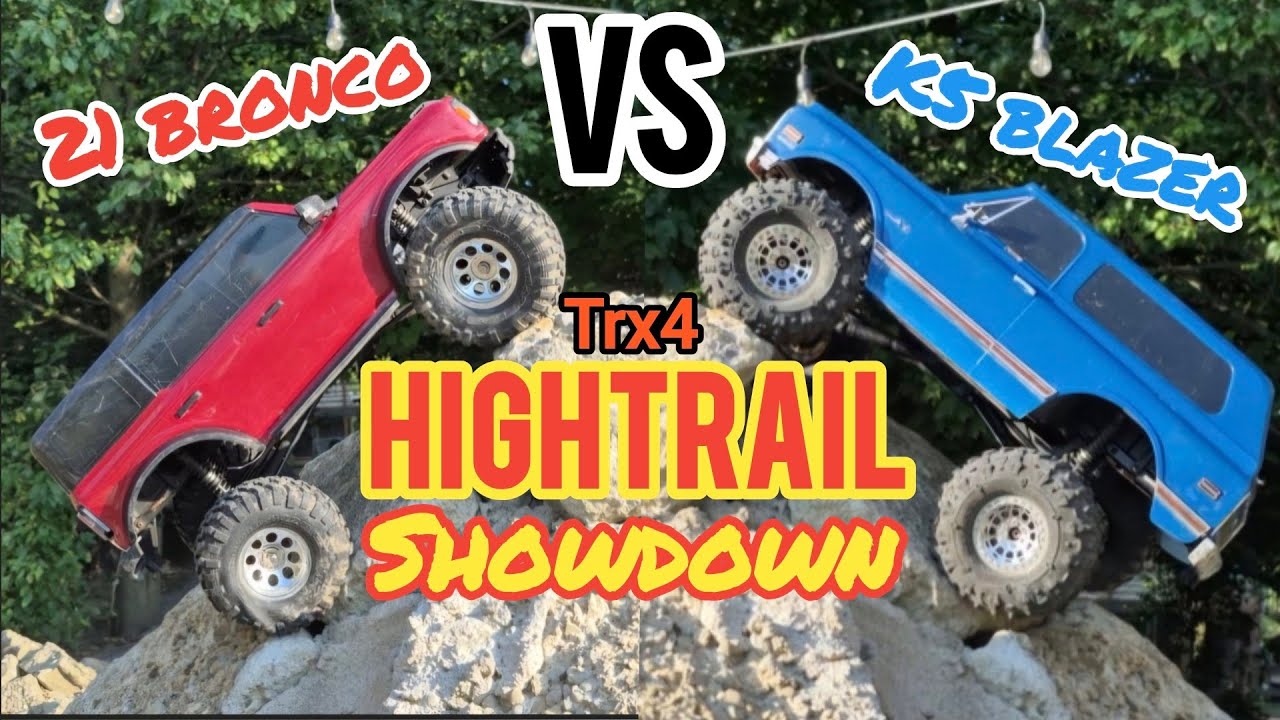 TRX4 Hightrail 21 Bronco vs K5 blazer at 