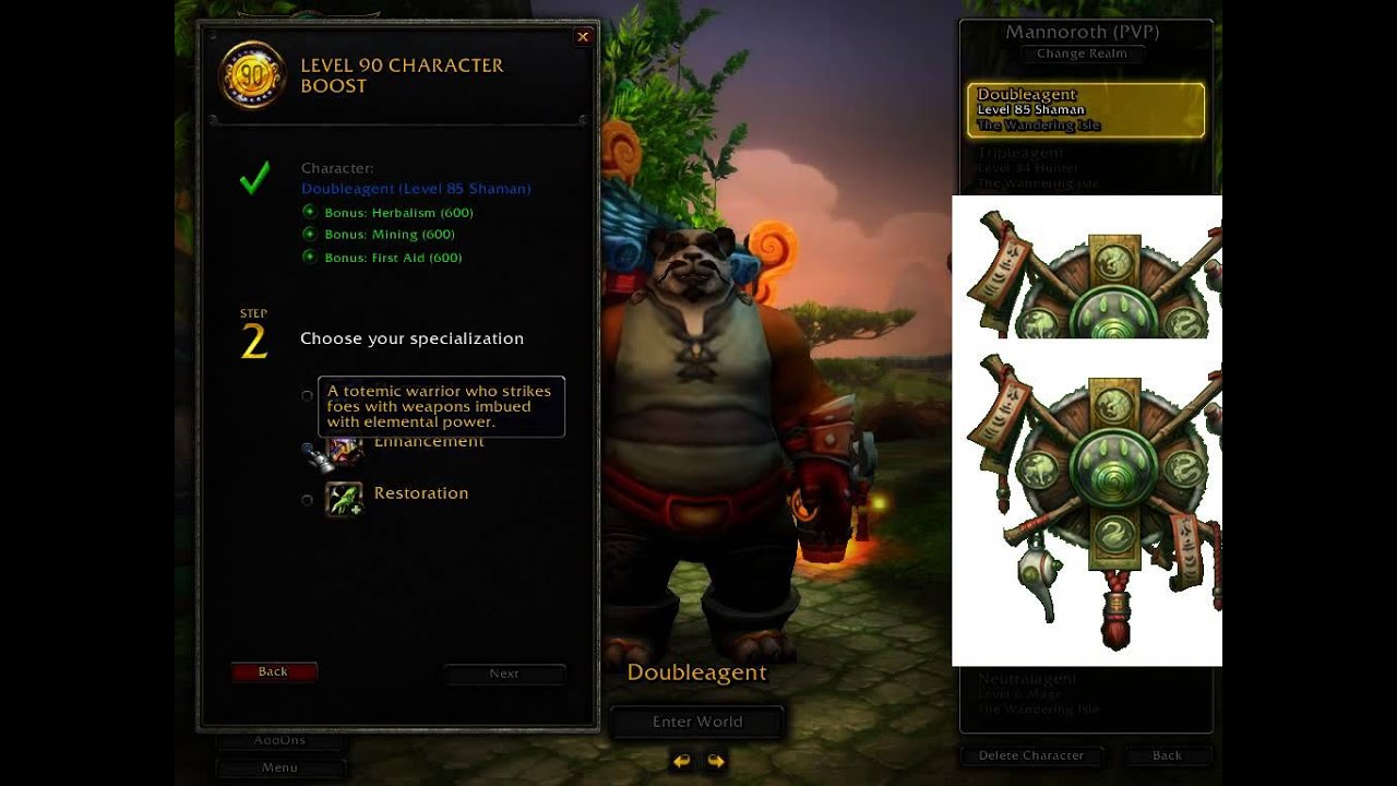 About the 90 Boost @ Wandering Isle (Neutral Pandaren)