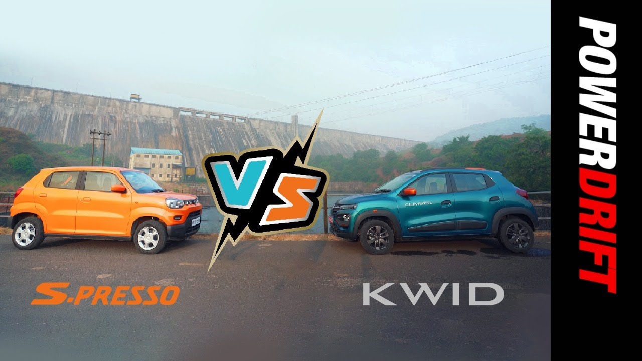 Maruti Suzuki S-Presso vs Renault Kwid | Pill Climb | PowerDrift