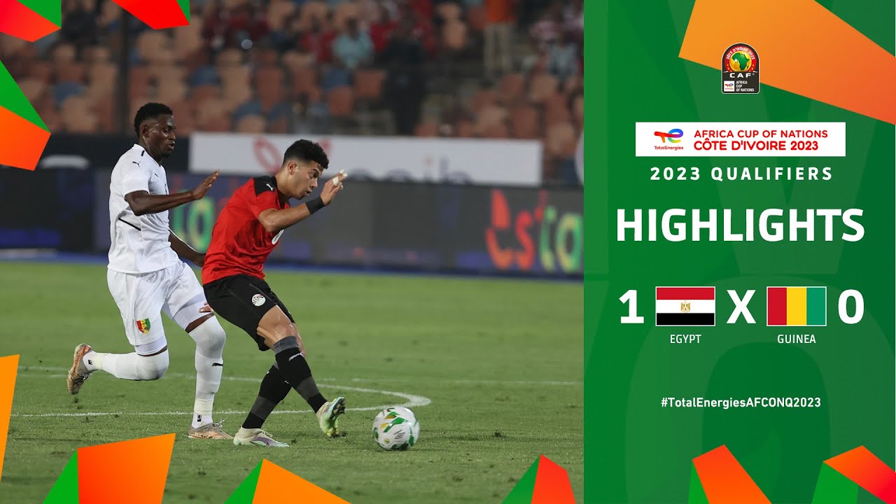 Egypt 🆚 Guinea | Highlights - #TotalEnergiesAFCONQ2023 - MD1 Group D
