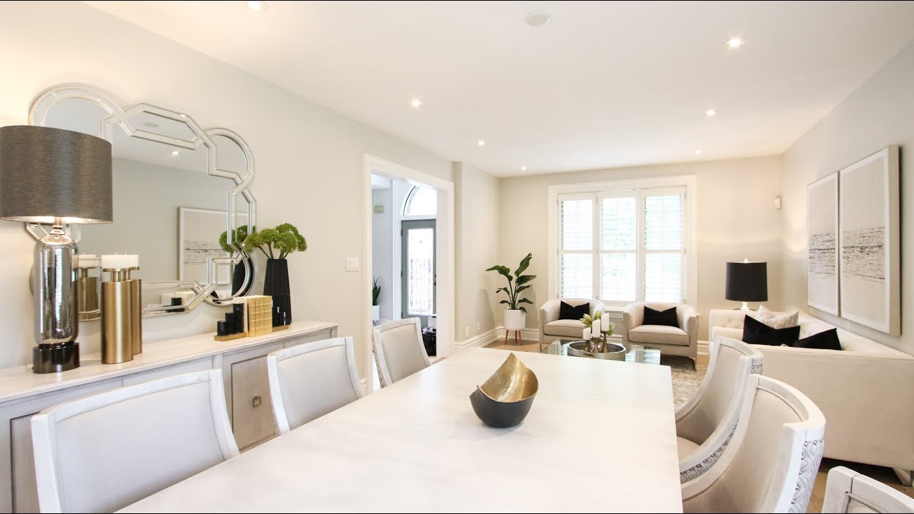 Designing a cohesive living and dining room - Room Makeover - Kimmberly Capone Interior Design