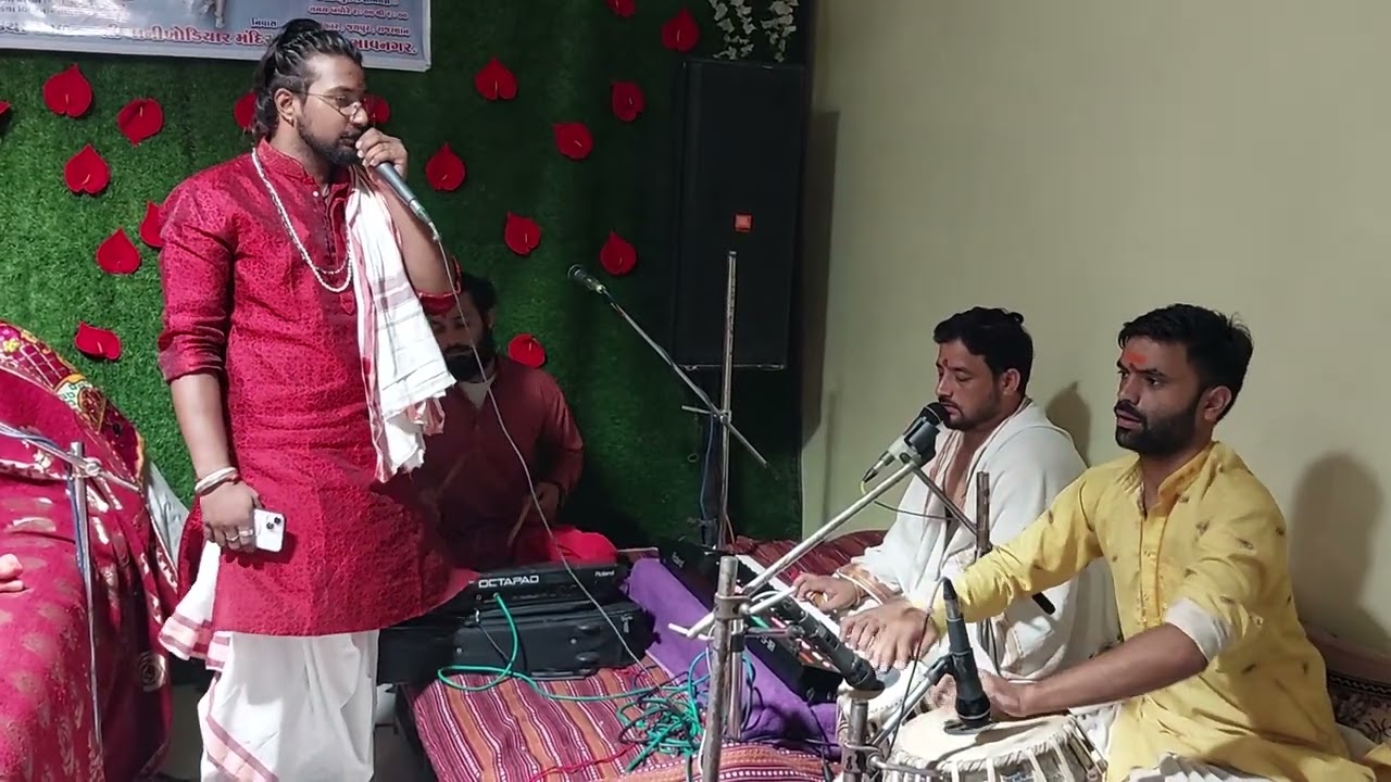 सुंदर भजन  अंकित सेमवाल  शिवमहापुराण  गुजरात। ।