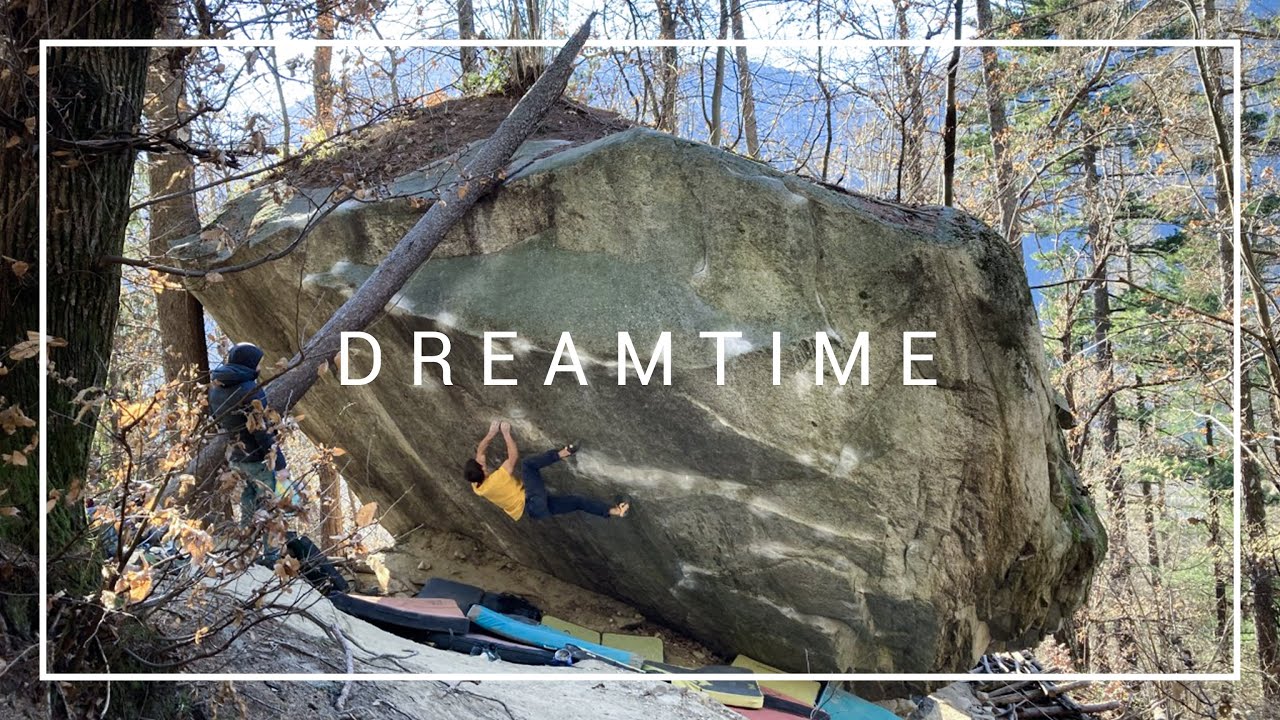 Chris Rauch does the iconic DREAMTIME [ 8C / V15 ] in Cresciano UNCUT