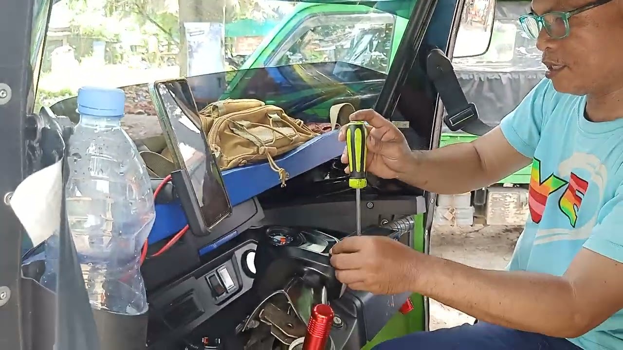 TVS king clutch pedal and gas pedal installation.