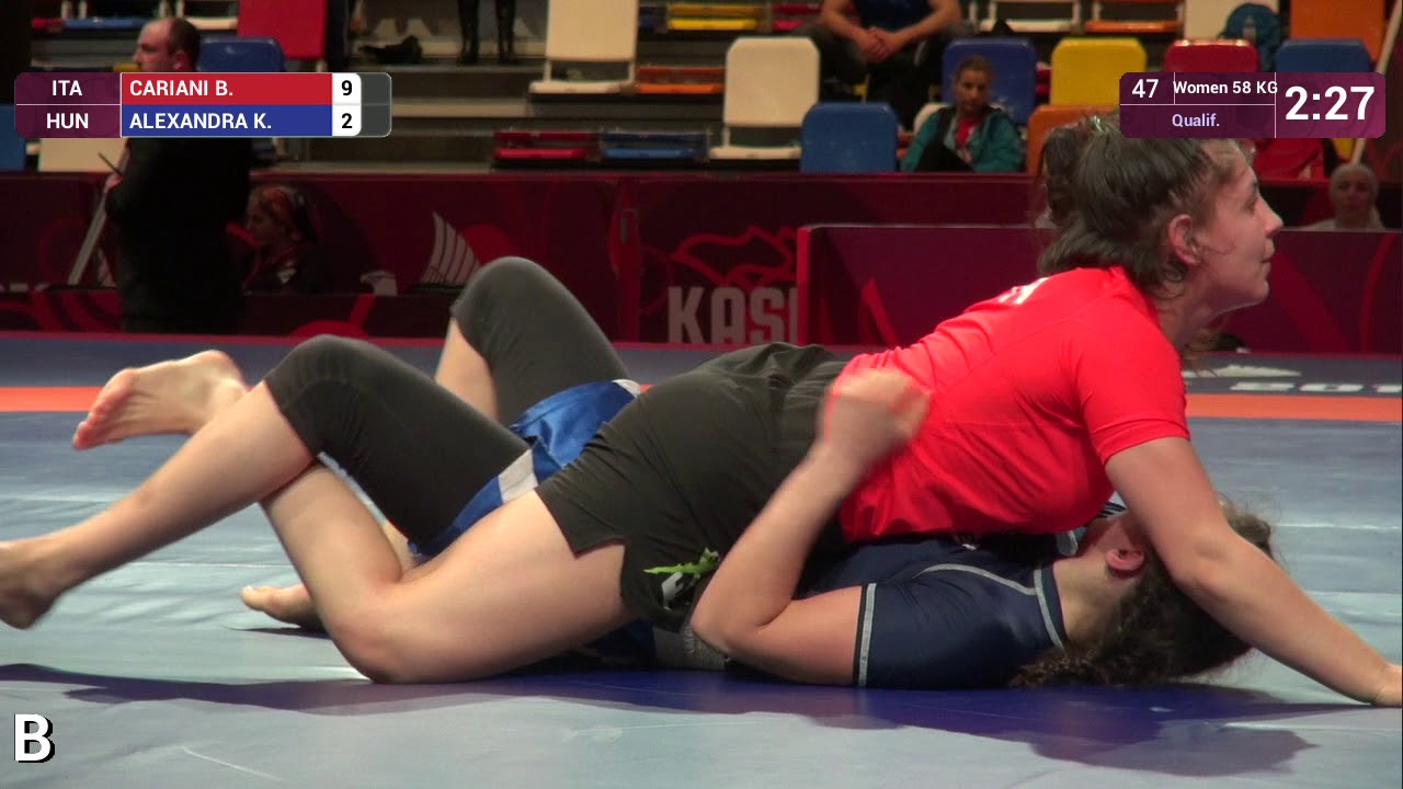 Qual. Women - 58 kg: B. CARIANI (ITA) v. K. ALEXANDRA (HUN)