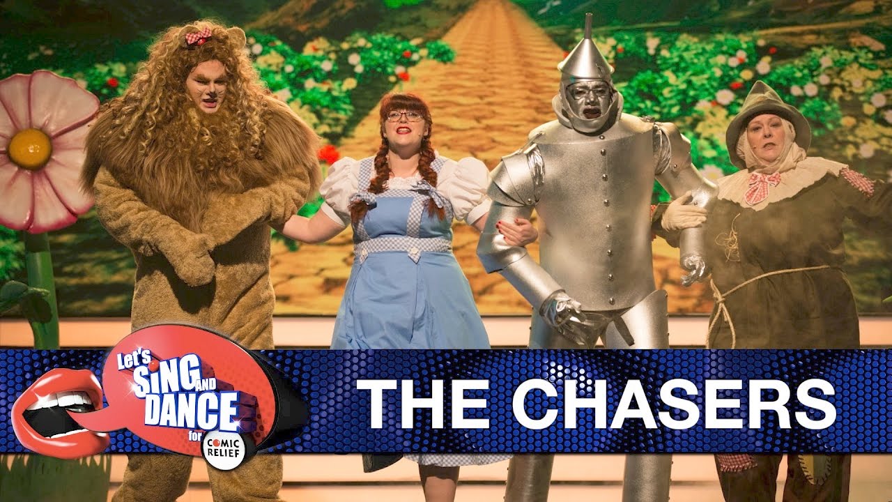 Quizmasters The Chasers perform 'We're Off to See the Wizard'- Let's Sing and Dance for Comic Relief