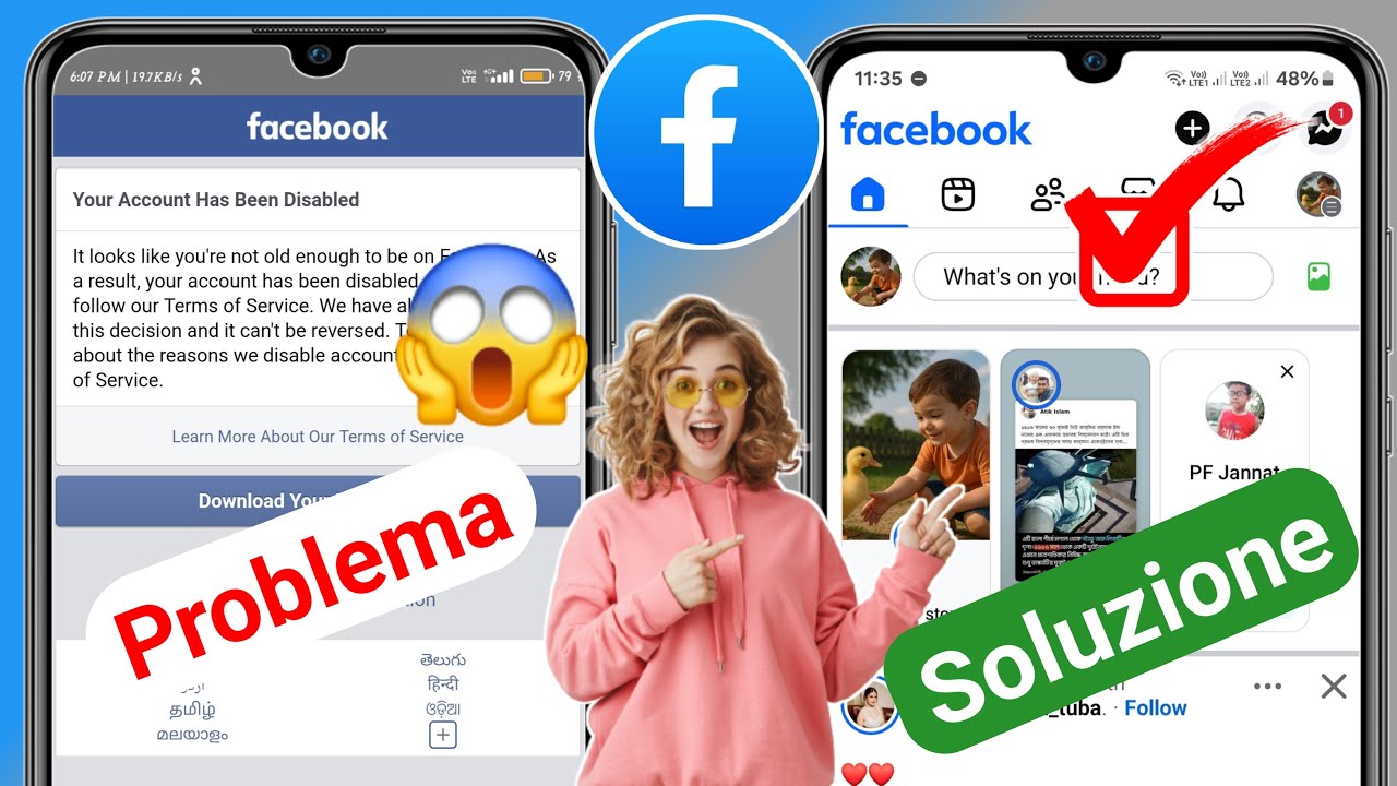 Account Facebook bloccato o disabilitato! Come risolvere il problema