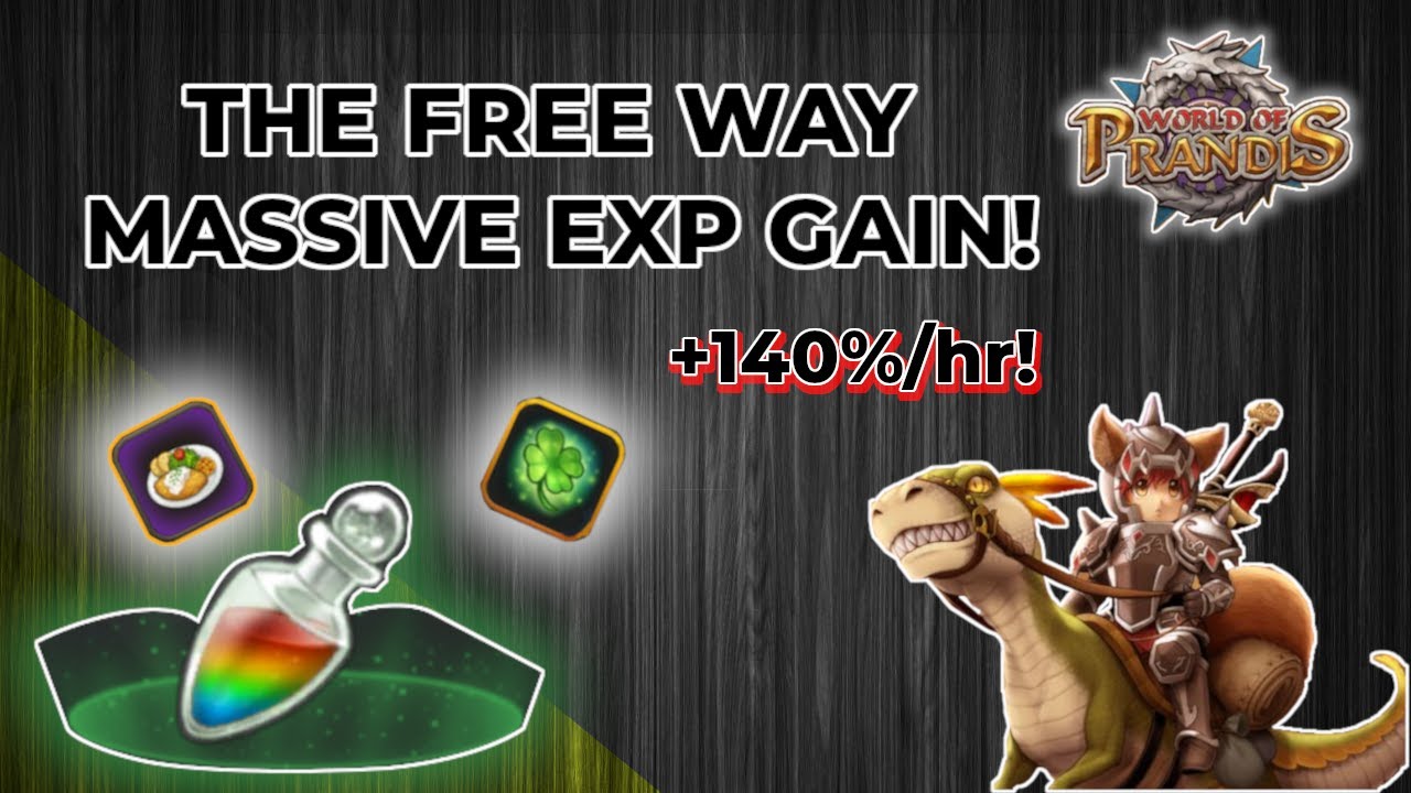 Boost your EXP with +157%! LEVELLING GUIDE - World of Prandis!
