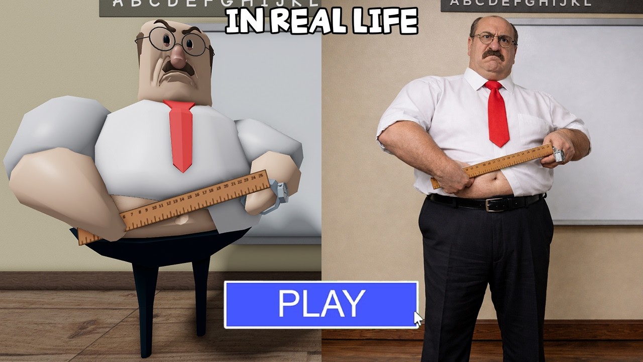 GREAT SCHOOL BREAKOUT IN REAL LIFE! OBBY Roblox Full Gameplay
