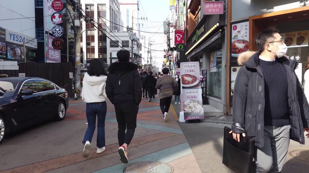[Slow Walker] [수정됨] 서울 강남역을 걸었습니다.  I walked around Gangnam station.