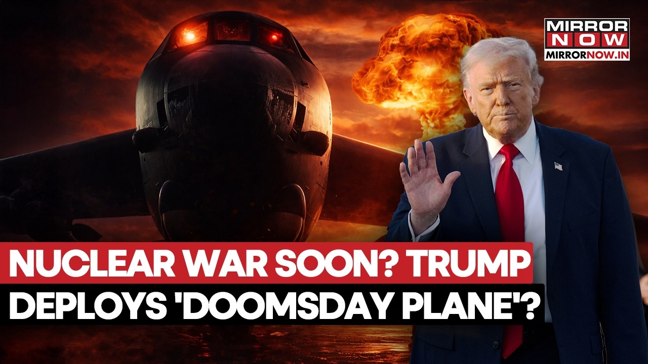 West Asia Tensions: NUCLEAR WAR LOOMS? Trump Deploys Doomsday Plane Amid Iran Strikes?