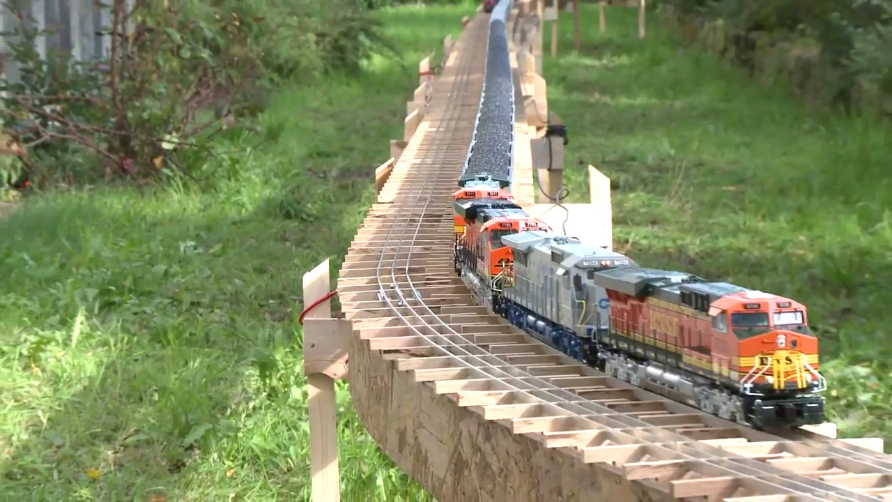 Der längste Modelleisenbahnzug Spur 0