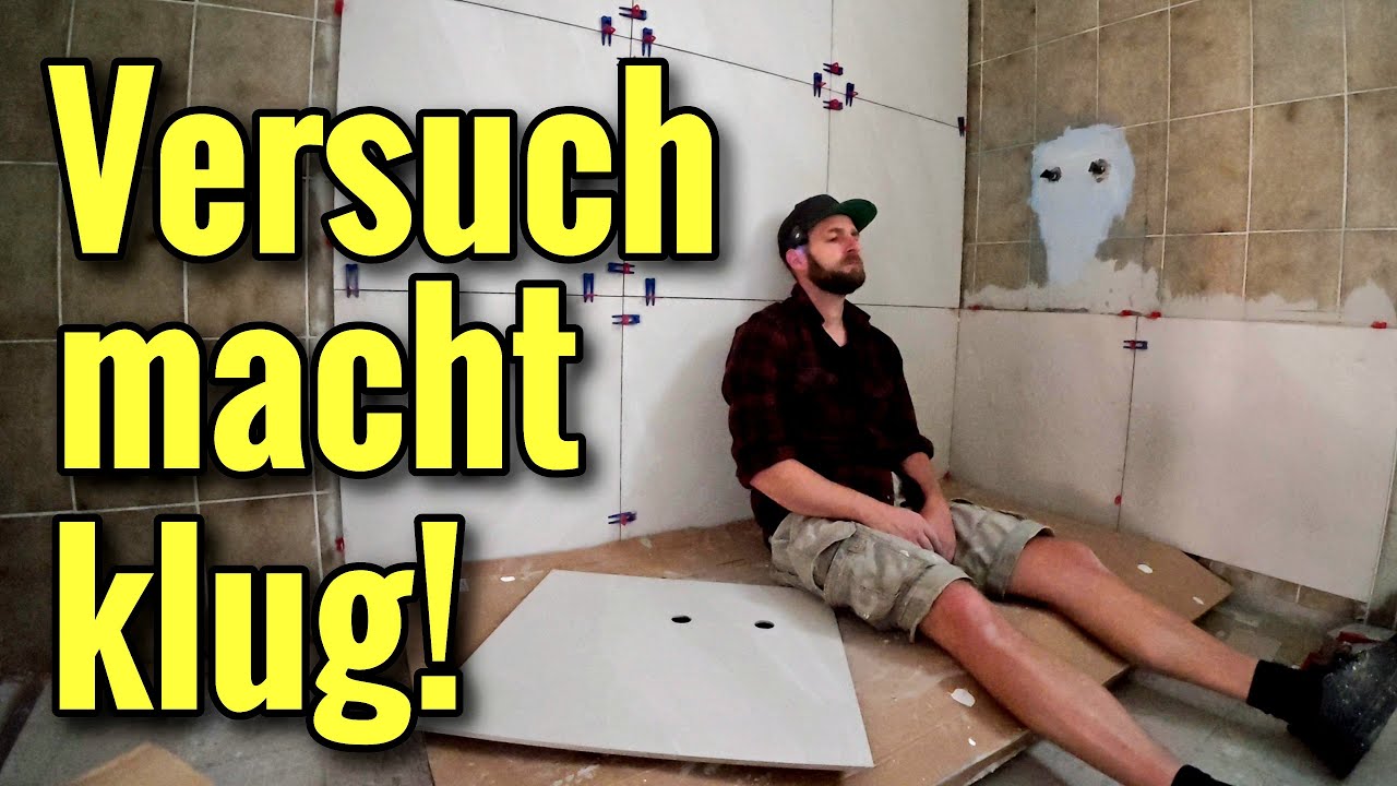 Ich wollte 6000 € sparen – und mein Bad selbst fliesen...