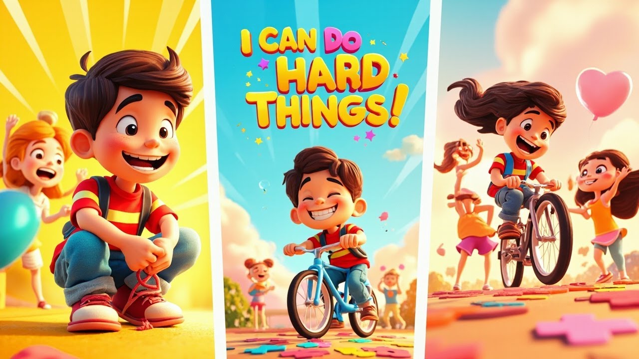 I Can Do Hard Things | Motivational Kids Song About Perseverance & Growth
