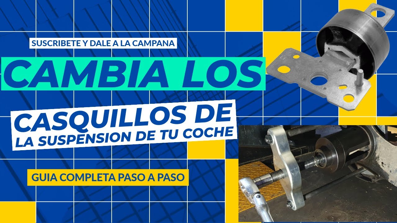 Cambia tu mismo los  casquillos (cojinetes, silentblocks) de tu automovil (Replacing bushings)