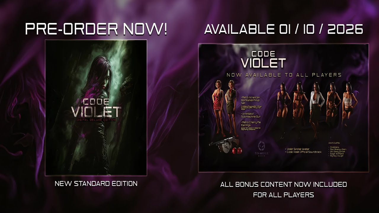 Code Violet | Новый трейлер предзаказа [01.09.2026] (Эксклюзив для консолей PS5/PS5 Pro!)