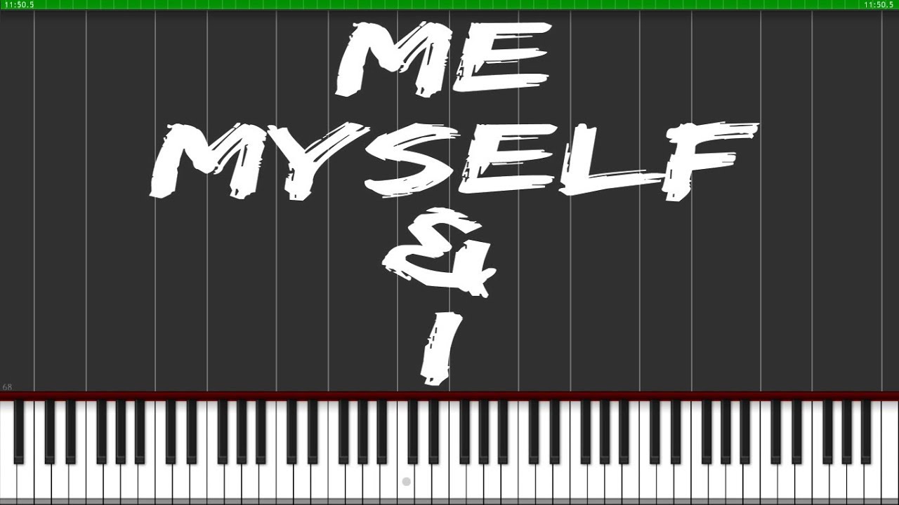 G-Eazy x Bebe Rexha - Me, Myself and I (Piano Tutorial) [Synthesia]