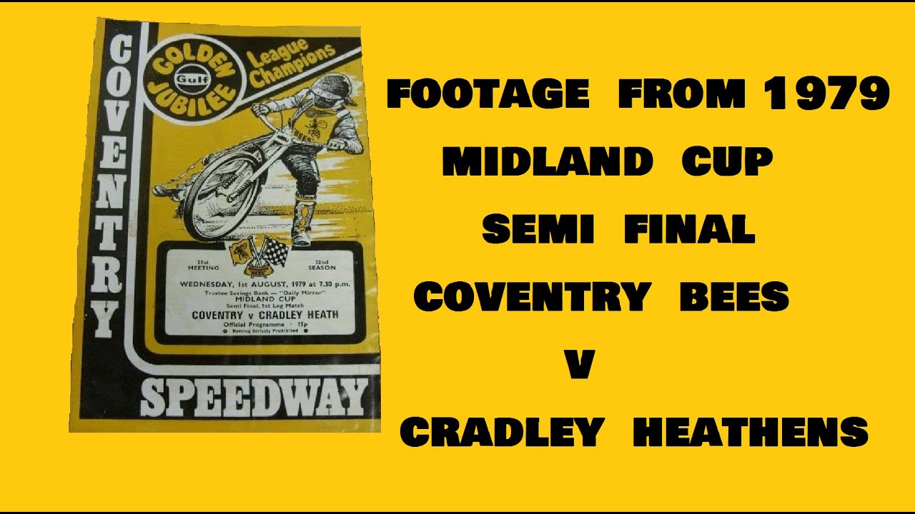 Speedway : Coventry v Cradley Midland Cup 1979