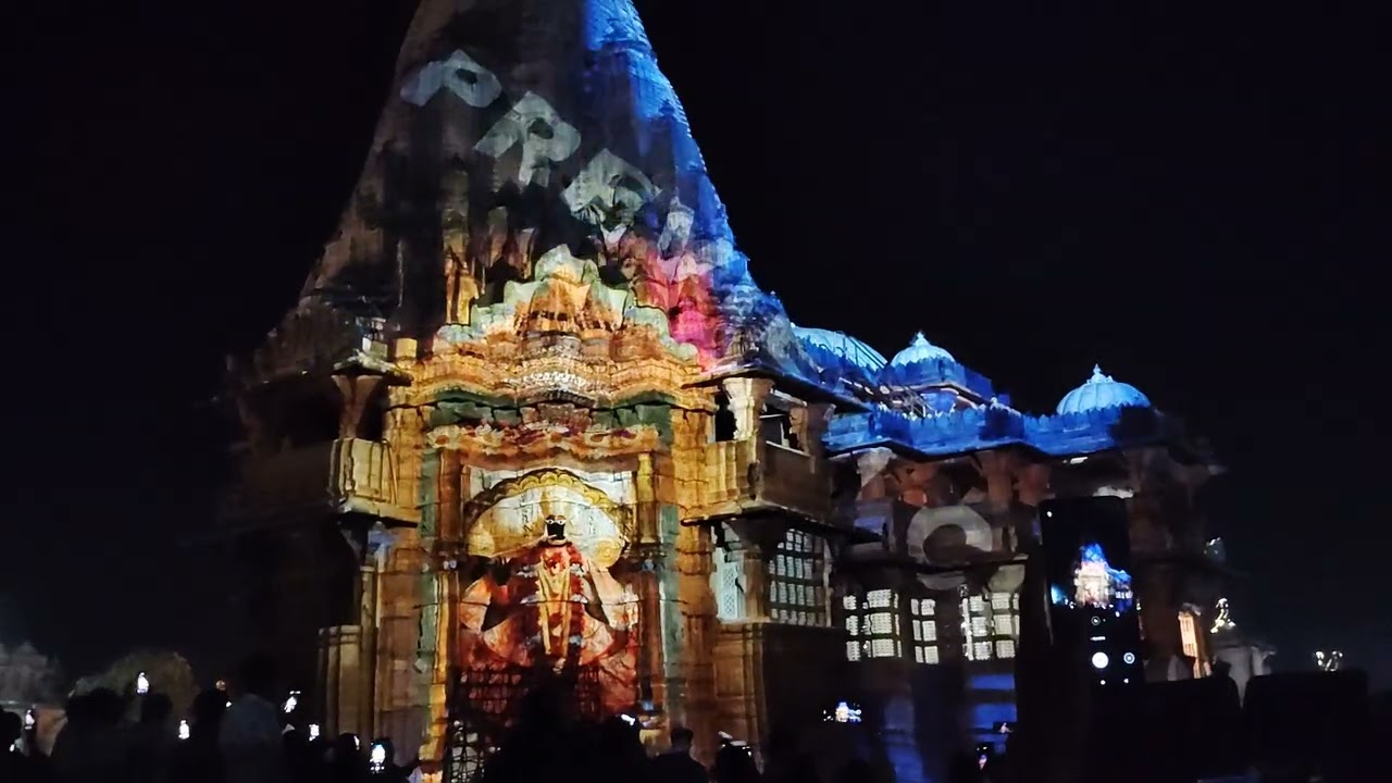 Shamlaji Mandir Light Show | Gujarat's Spiritual Splendor